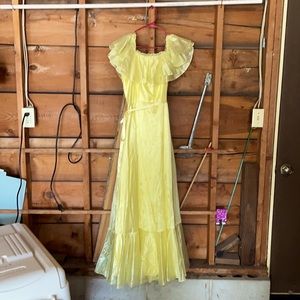 Vintage yellow dress